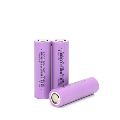 맞춤형 리?? 이온 배터리 셀 5000mAh 3.6V 21700 UN38.3 실린더 2C 충전