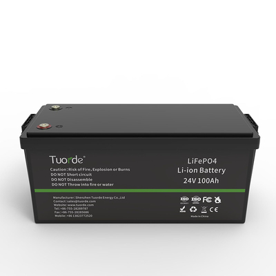 24V 25.6V 100Ah 재충전 가능한 리?? 딥 사이클 배터리 납산 교체 배터리