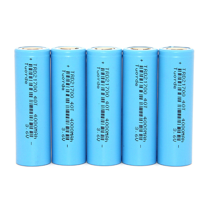 컴팩트 리?? 이온 21700 배터리 4000mAh 3.6V 21mm X 70mm 에너지 효율 50A 배열