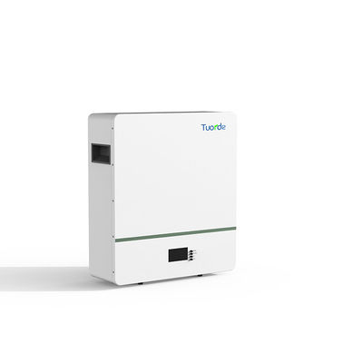 벽에 장착된 ESS 배터리 저장소 가벼운 리?? 라이프포4 통합 BMS