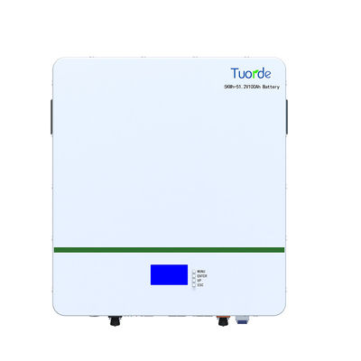 벽에 장착된 ESS 배터리 저장소 가벼운 리?? 라이프포4 통합 BMS