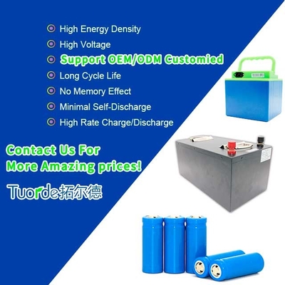 CE 낮은 온도 리?? 배터리 가벼운 2200mAh 재충전 18650 셀