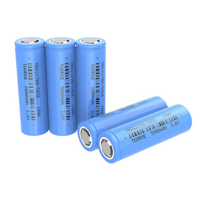 전기 도구 리?? 이온 배터리 셀 UN38.3 21700 5000mAh 고 용량 7C 배전