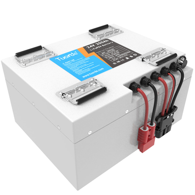 24V 25.6V 200Ah 4000 사이클 포크리프트 AGV 리?? 배터리